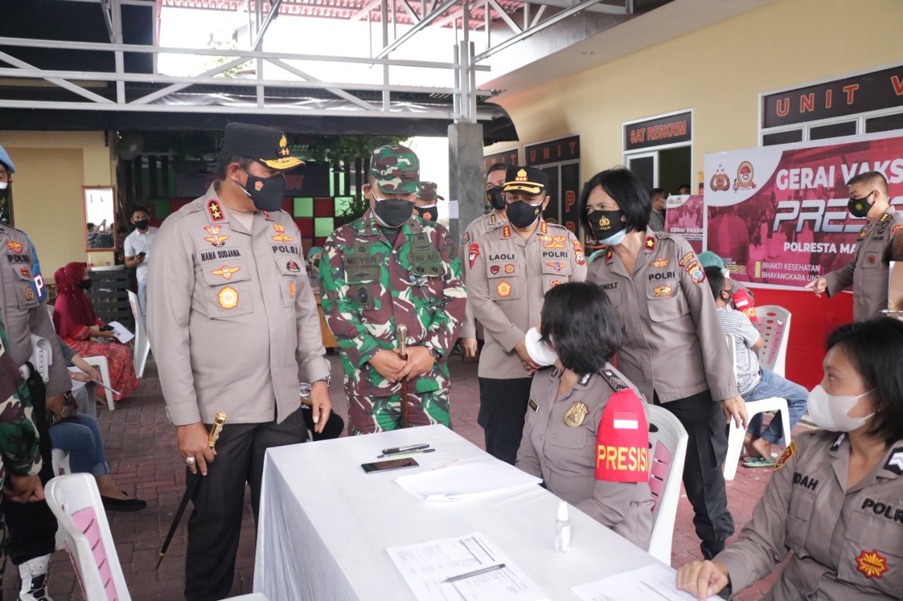 polda sulut siapkan 20 gerai vaksin presisi 13239