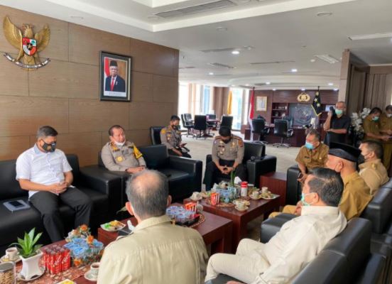 polda sumbar terima kunjungan gubernur dan wakil gubernur sumbar 9007