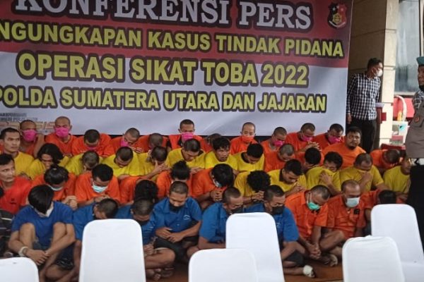 polda sumut berhasil amankan 405 tersangka terkait kasus kejahatan konvensional 52839