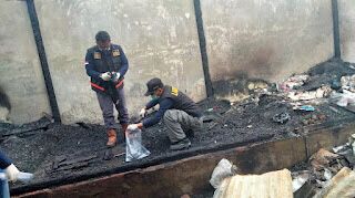 polda sumut selidiki kebakaran kios pasar pangaribuan di tapanuli utara 17618