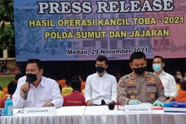 polda sumut tangkap 147 bandit saat operasi kancil toba 2021 25205