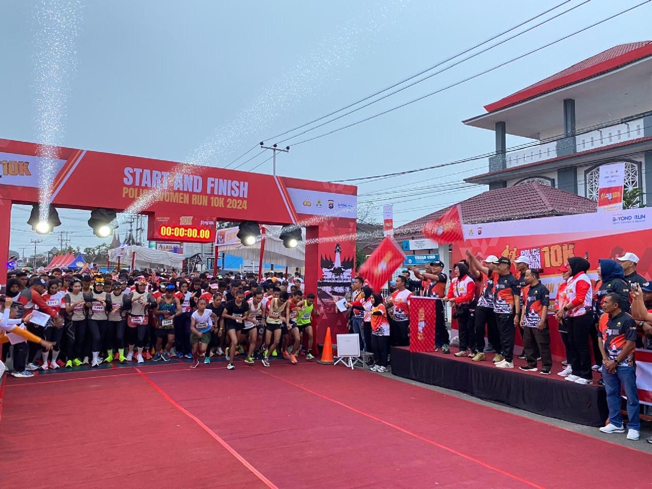 police women run 10k 2024 dalam rangka hari jadi polwan ri ke 76 77514