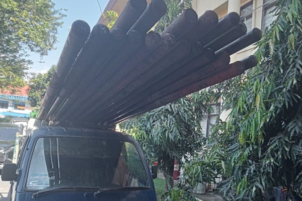 polisi amankan komplotan pencurian tiang jaringan fiber optic di sulut 71800