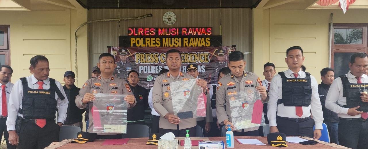 polisi berhasil tangkap dalang perampokan karyawan pt pnm di musi rawas 4 pelaku dpo 61418