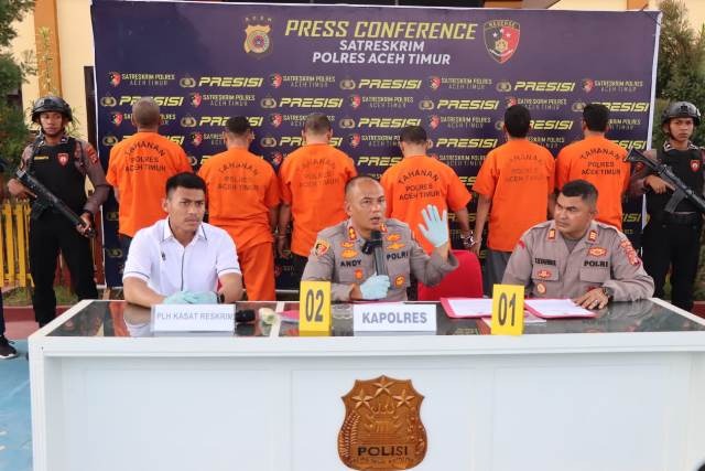 polisi berhasil tangkap dalang utama penambang galian c ilegal di aceh timur 64998