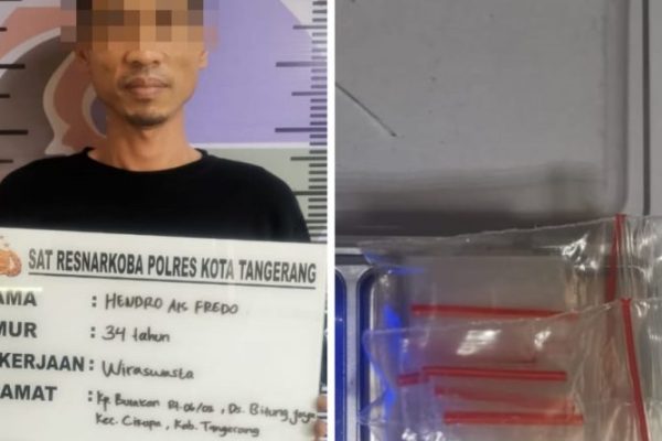 polisi ciduk pengedar sabu di tangerang 15986