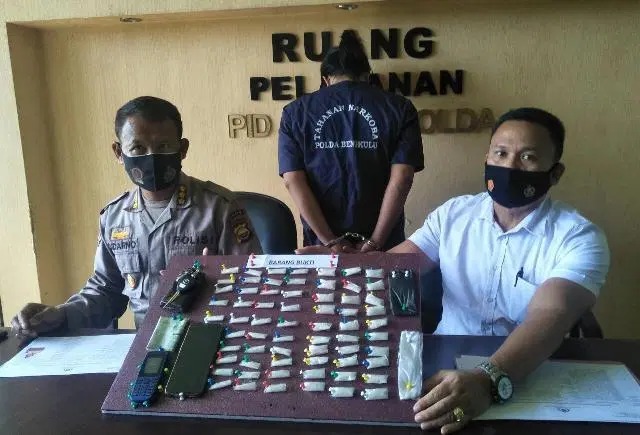 polisi gagalkan peredaran narkoba di provinsi bengkulu 15937