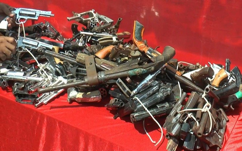 polisi imbau masyarakat sukarela serahkan senjata api rakitan 55165