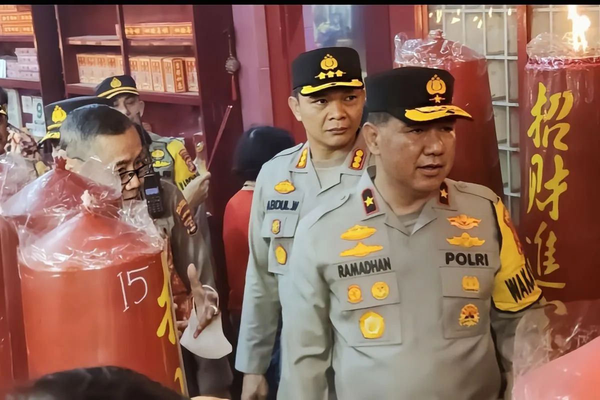 polisi pastikan perayaan imlek di lampung berjalan aman dan lancar 69997