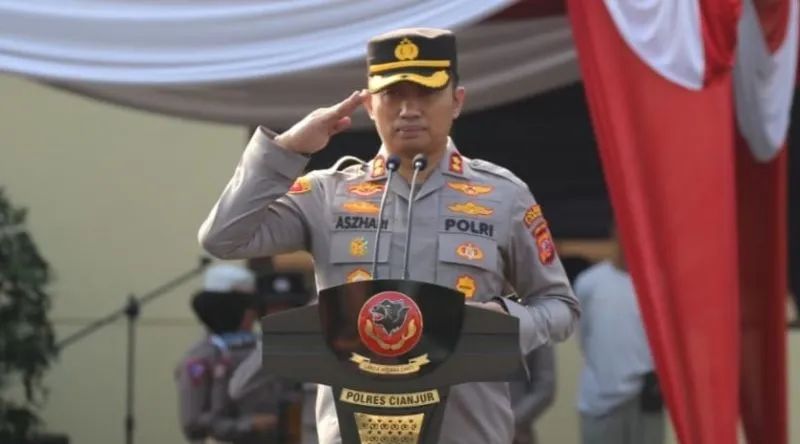 polisi rekayasa lalu lintas saat idul adha di cianjur 60111