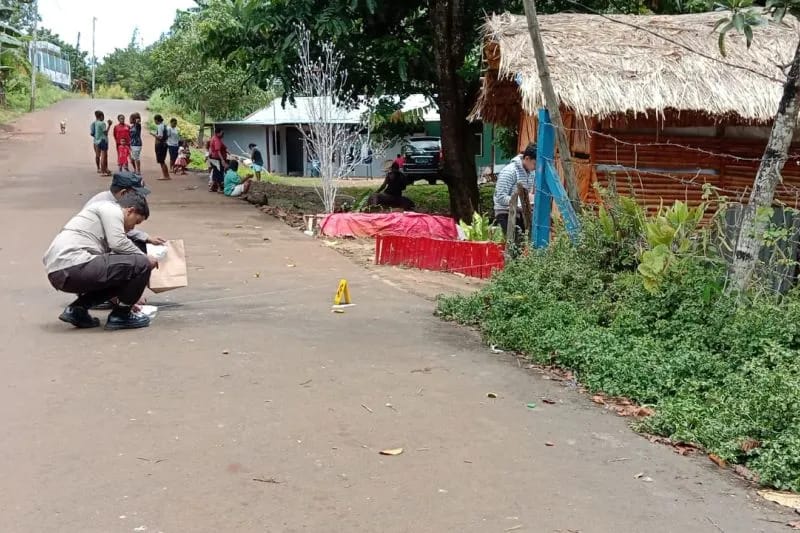 polisi selidiki ledakan bom yang terjadi di dekat rumah jurnalis senior papua 53656