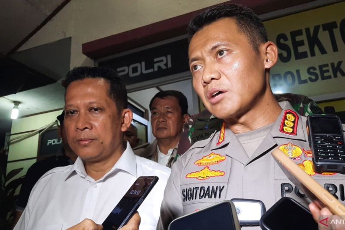 polisi selidiki penjarahan di pasar kutabumi tangerang 63988