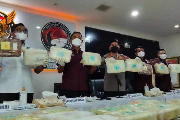 polisi sita 147 ribu kilogram sabu jaringan narkoba timur tengah 17563