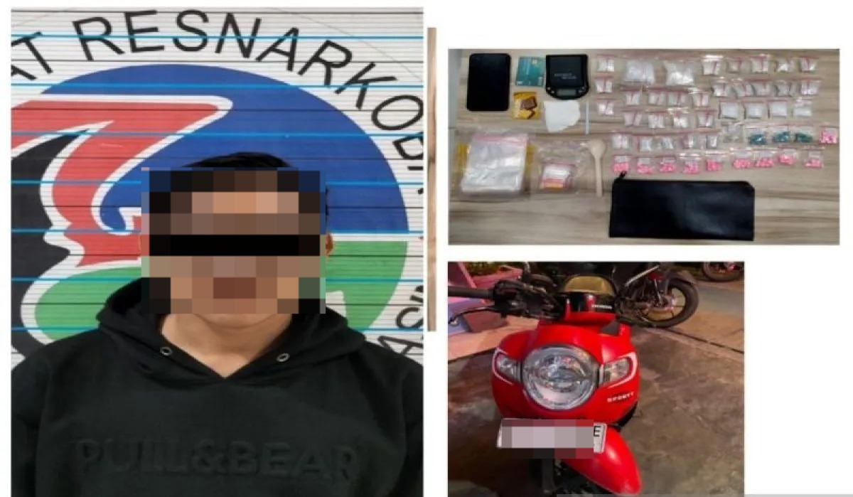 polisi tangkap pelaku pengedar narkotika di banjarmasin 61647