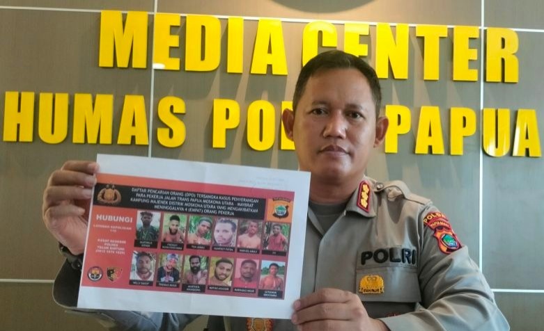 polisi tetapkan 12 dpo kasus penyerangan warga sipil di jalan trans papua 50459