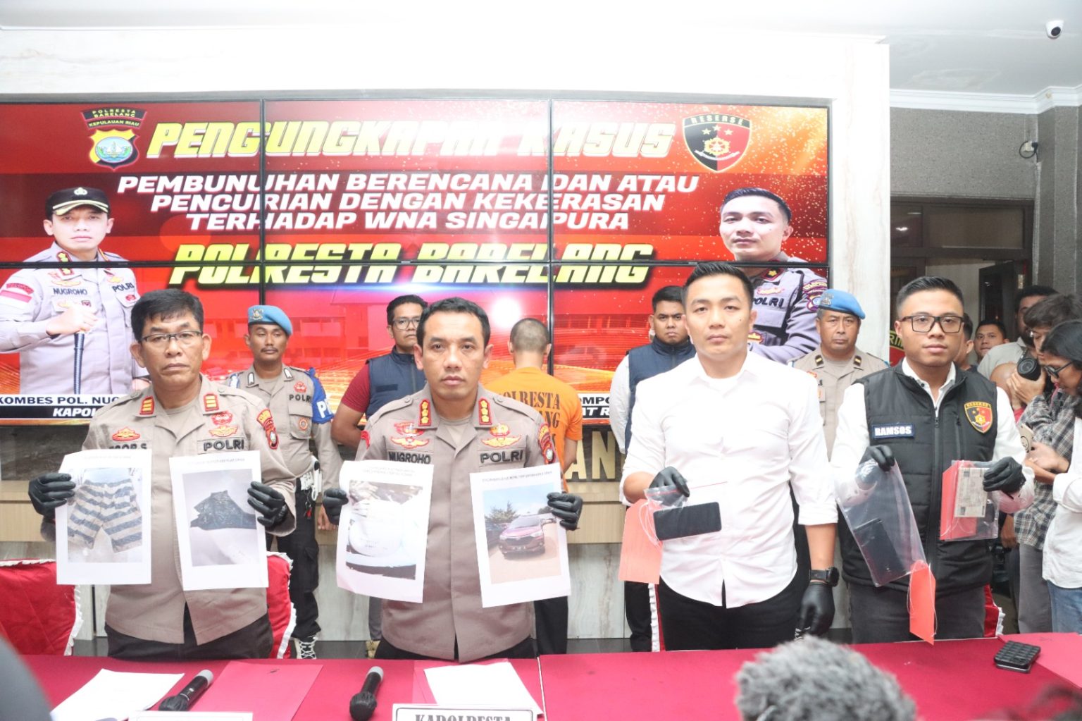 polisi ungkap motif pembunuhan berencana serta curas terhadap wna singapura 64298