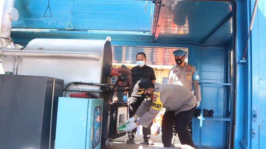 polres cilegon musnahkan barang bukti narkoba seberat 138 kg 15946