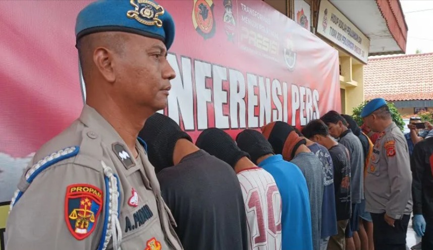 polres cirebon kota ringkus 7 anggota geng motor yang lakukan penganiayaan 54319