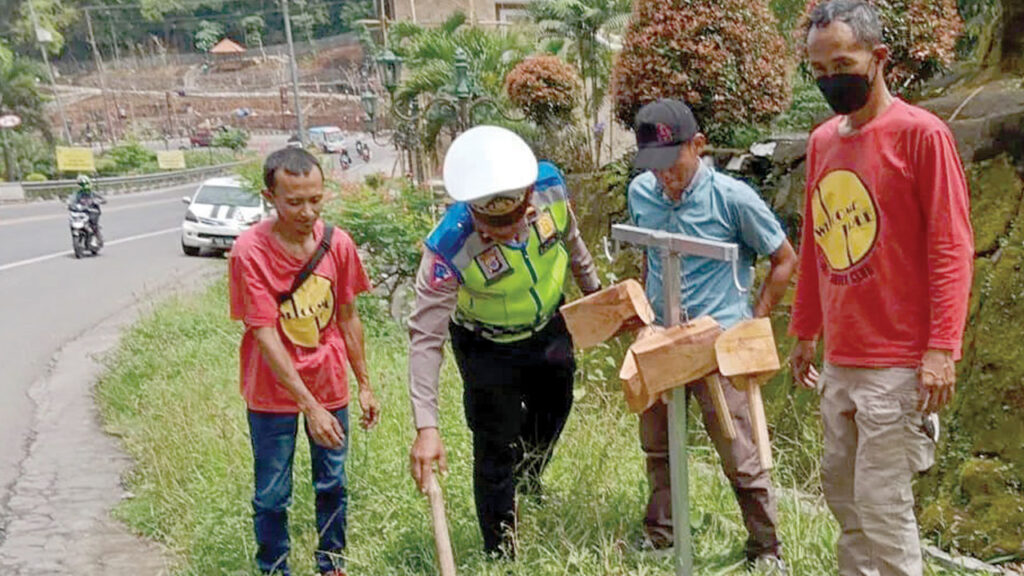 polres gunungkidul sisir siapkan tim ganjal ban di lokasi rawan kecelakaan 52749