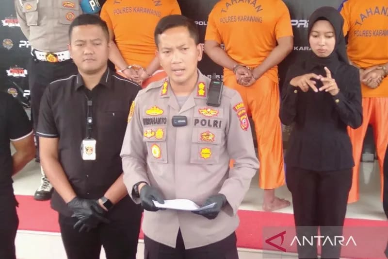 polres karawang tangkap 12 tersangka narkoba 53893