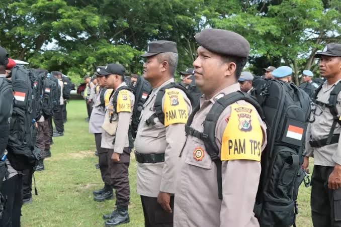 polres keerom cek kesiapan personel dalam pengamanan pelaksanaan pemilu 2024 69968