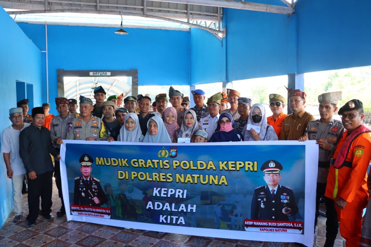 polres natuna sediakan 46 tiket mudik gratis untuk masyarakat tujuan sedanau 72370