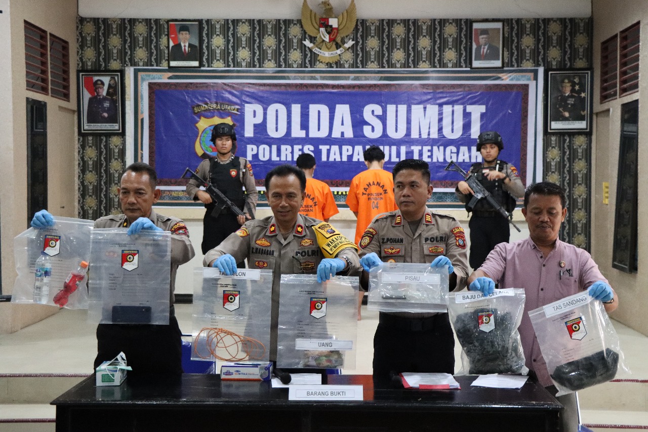 polres tapanuli tengah ungkap kasus pembunuhan berencana 3 orang jadi tersangka 72006