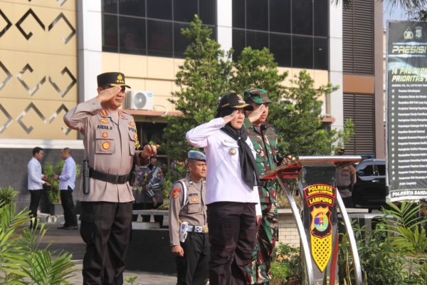 polresta bandar lampung lakukan apel gelar pasukan operasi ketupat 2024 72169