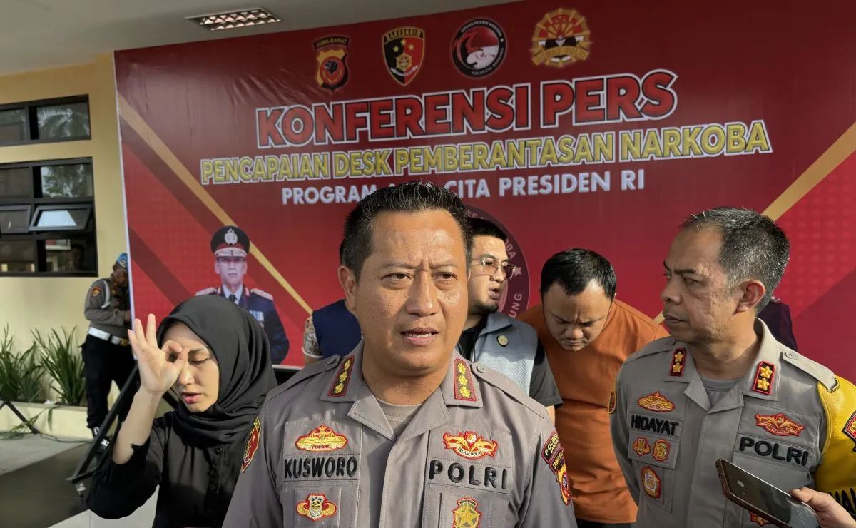 polresta bandung tahan pelaku perundungan abk 82058