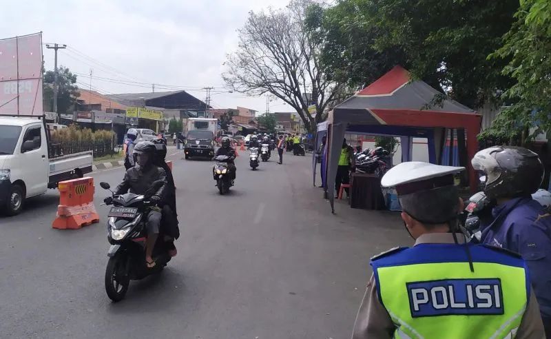 polrestabes bandung sasar kendaraan knalpot bising dalam operasi patuh lodaya 2023 60760