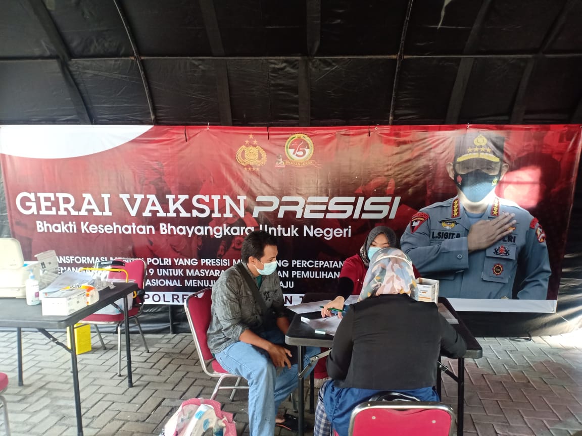 polri dirikan gerai vaksin presisi di polres polsek gratis dan tanpa syarat ktp domisili 13226
