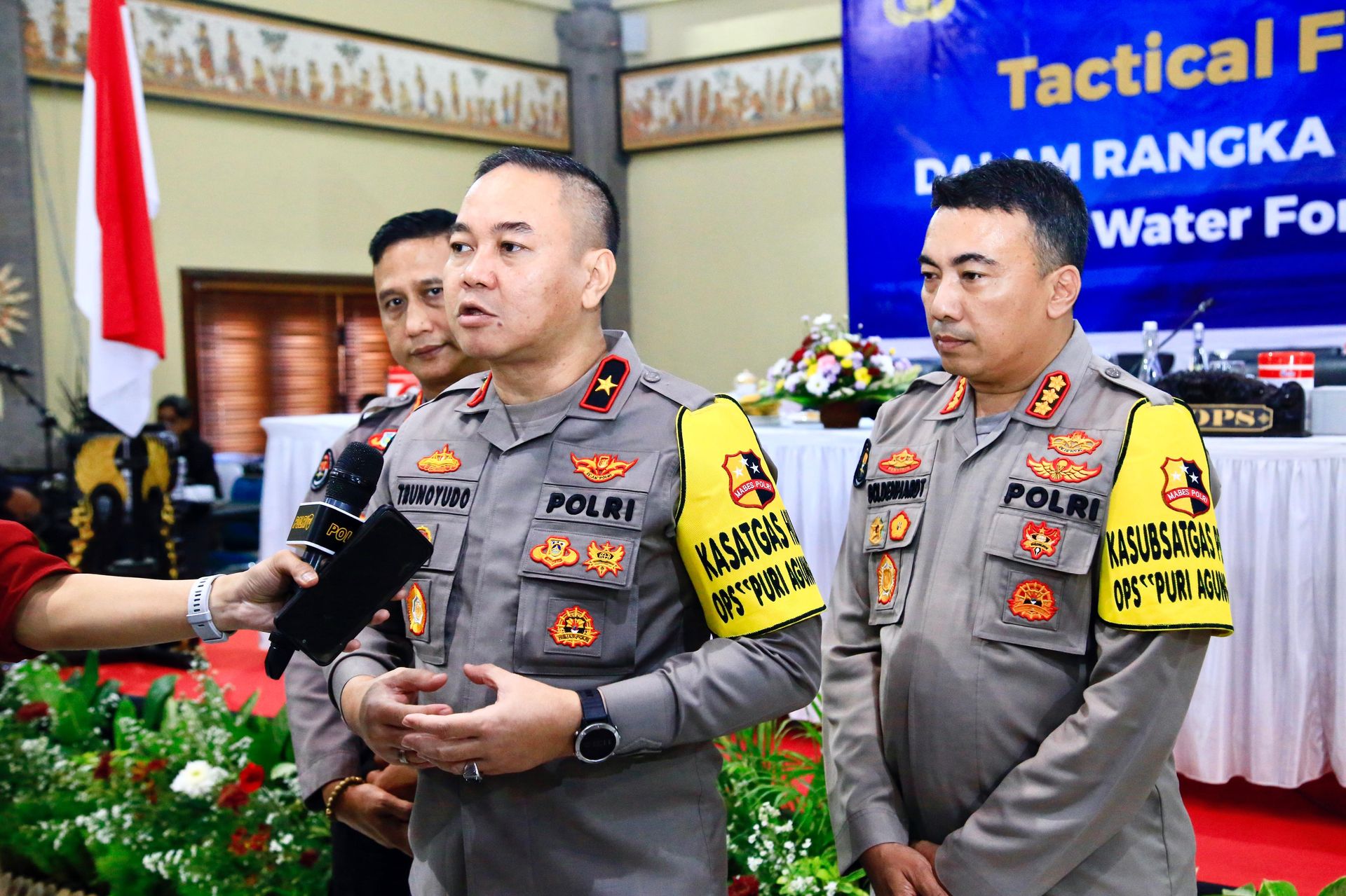 polri gelar tactical floor game pengamanan world water forum 73908