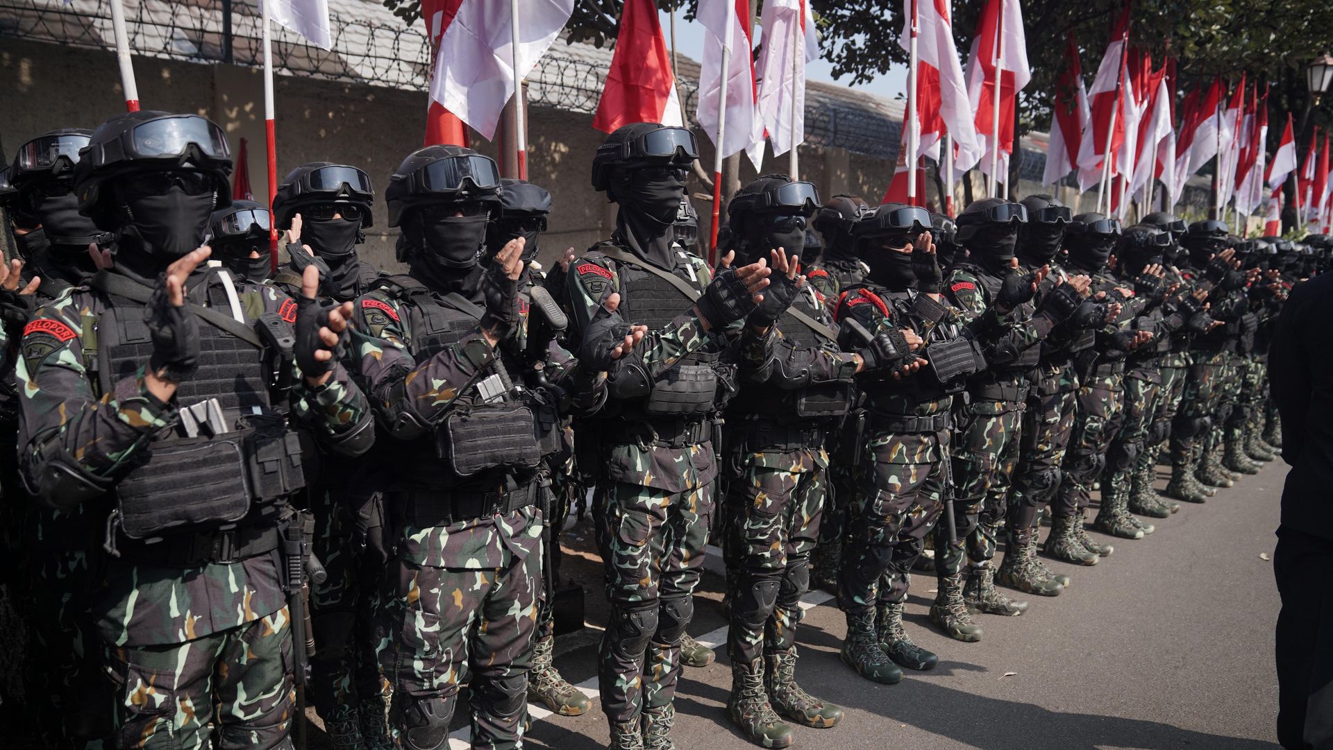 polri gladi bersih apel gelar pasukan pengamanan pelantikan presiden 79758