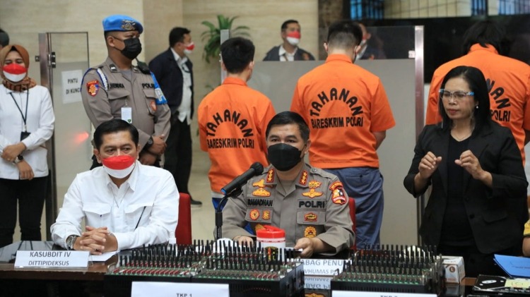 polri imbau masyarakat tidak takut laporkan kegiatan pinjol llegal 24679
