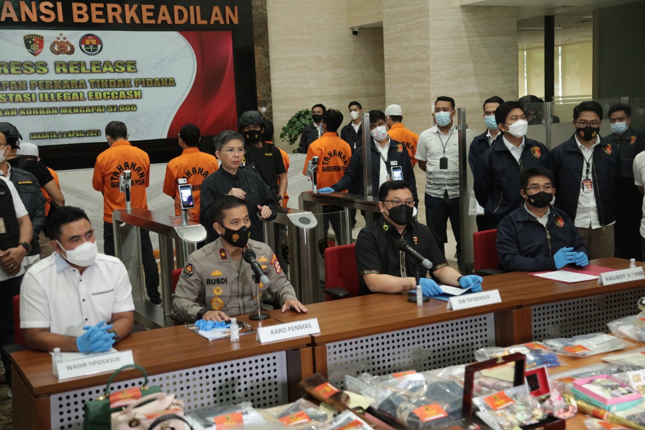 polri tangkap bos investasi bodong edccash 57 ribu member dirugikan 16179