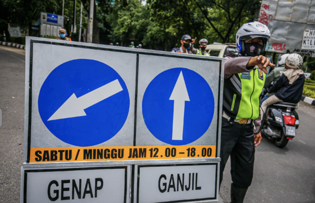 ppkm level 3 ditlantas metro jaya meniadakan ganjil genap di lokasi wisata jakarta 17890