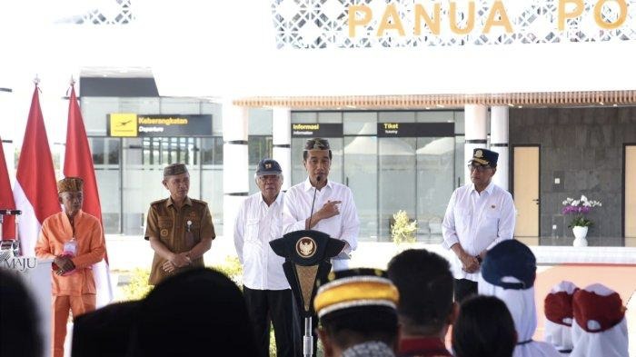 presiden jokowi resmikan bandara panua pohuwato di gorontalo 72927