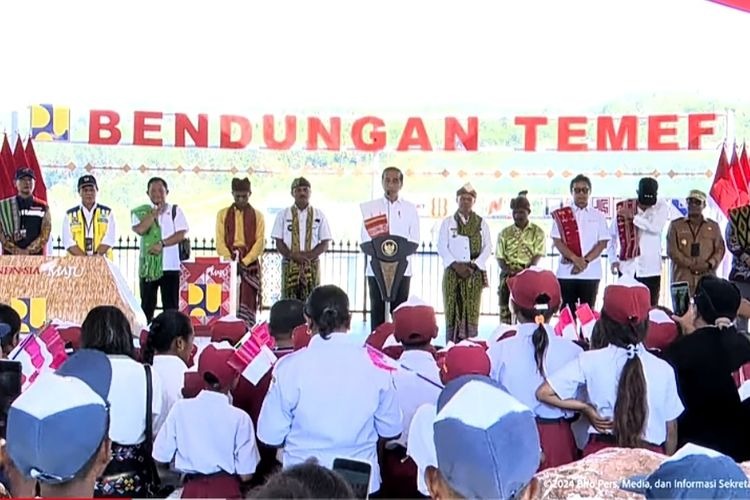 presiden jokowi resmikan bendungan temef di ntt 79454