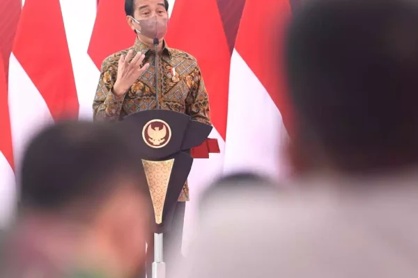 president jokowi attend tni polri leadership meeting 2022 44966