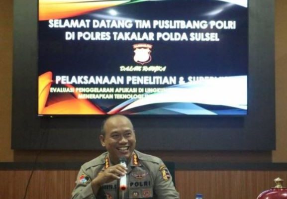 puslitbang mabes polri kunker ke polres takalar 9669
