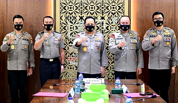 raih predikat wbk tiga kapolres dapat pin emas dari kapolri 35137
