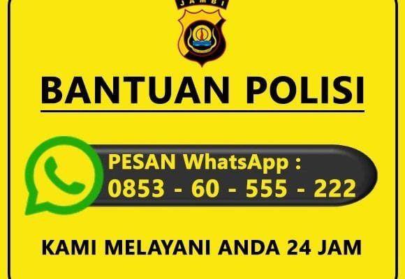 rawan kejahatan dan geng motor polda jambi sebar nomor pengaduan 22913