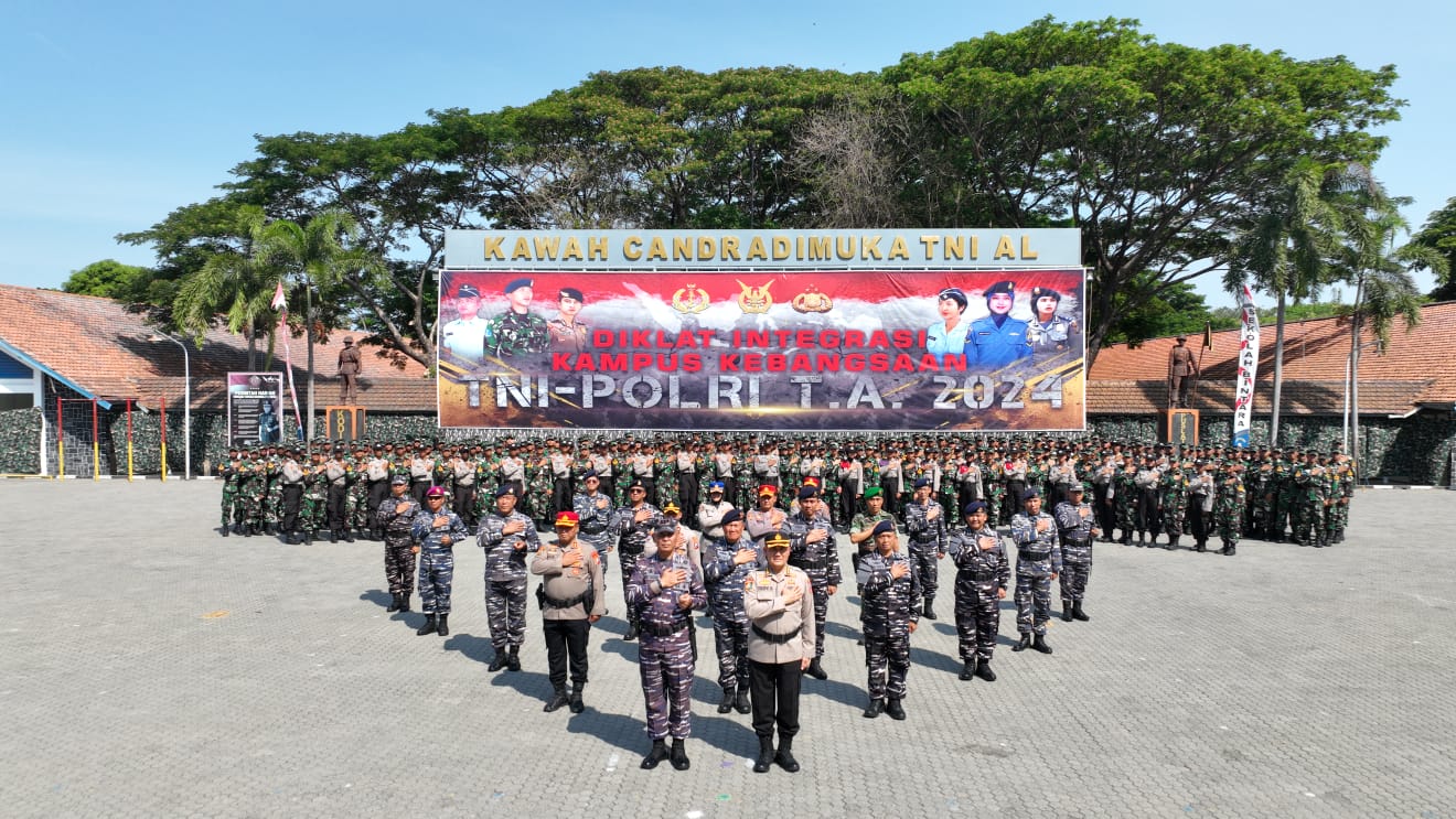 resmi ditutup diklat integrasi bintara tni polri 2024 diharapkan semakin pererat silaturahmi para siswa 79133