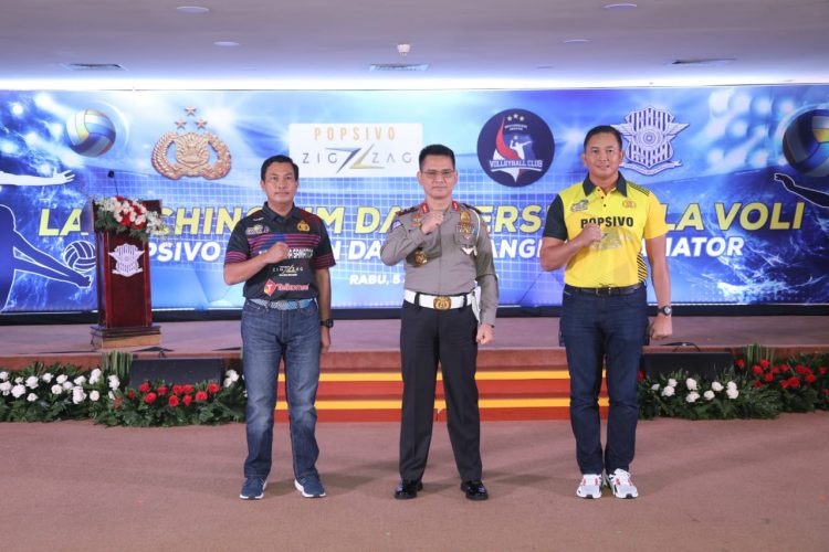 sambut proliga 2022 kakorlantas launching tim dan jersey bola voli polri 17801