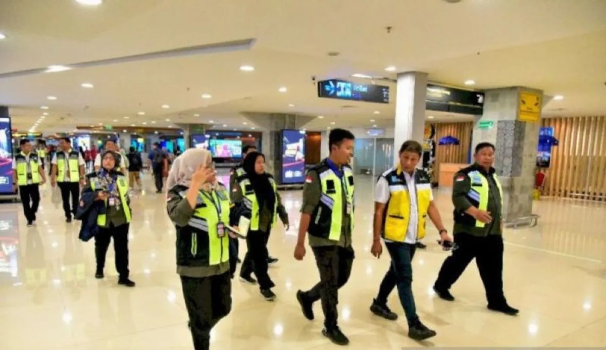 sambut world water forum ke 10 bnpt pantau dan evaluasi sistem pengamanan bandara ngurah rai 73596