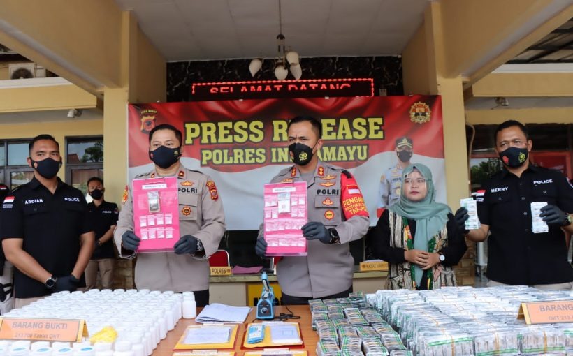 sat narkoba polres indramayu tangkap 10 pengedar narkoba dan amankan barang bukti 24748