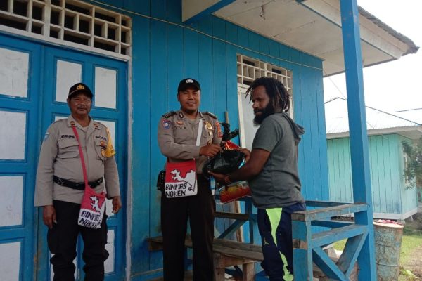 satgas bimas noken mamberamo tengah sambangi tokoh elit pengendali kamtibmas 13492