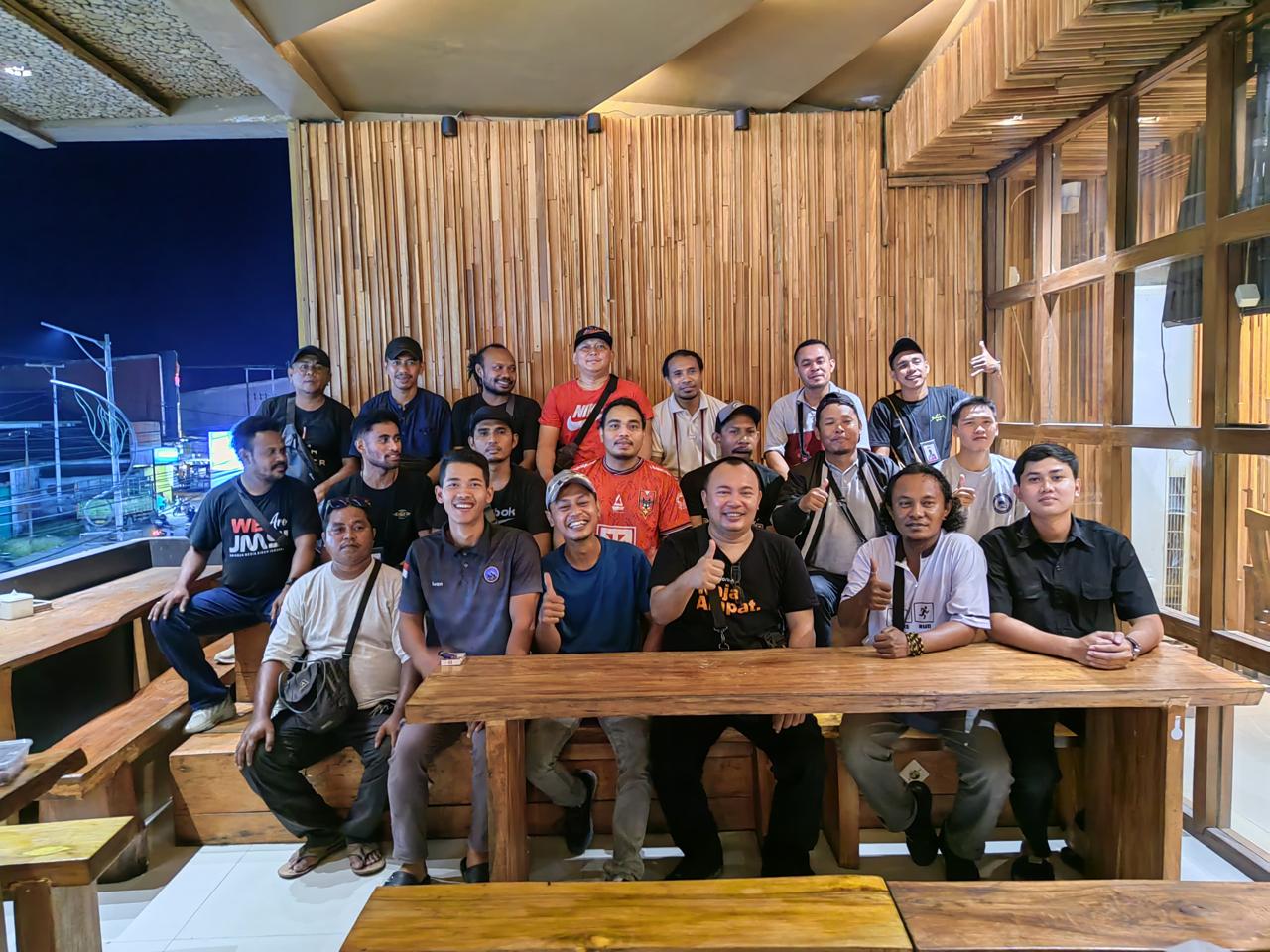 satgas humas damai cartenz 2024 gelar buka puasa bersama awak media lokal 71453