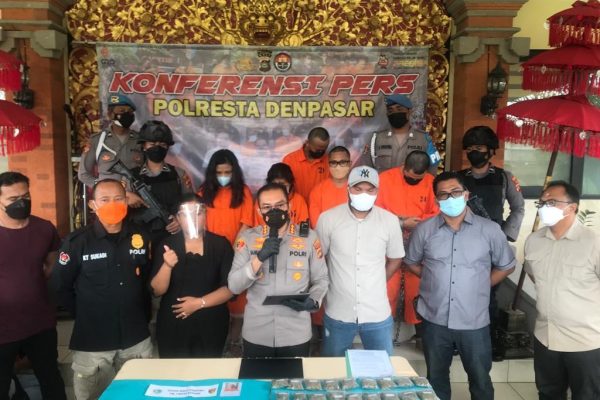 satresnarkoba polresta denpasar mengamankan 47 kg narkoba jenis ganja 49844