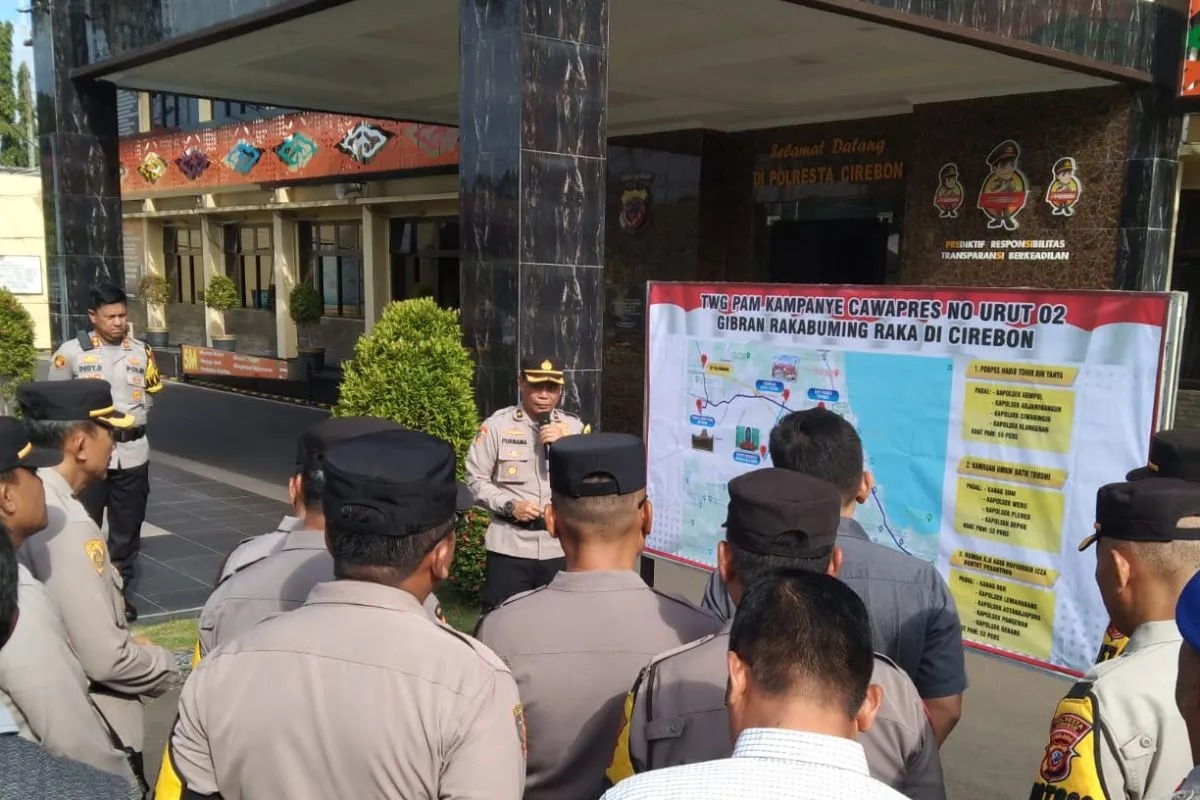 sebanyak 191 personel keamanan amankan kunjungan cawapres di cirebon 68611